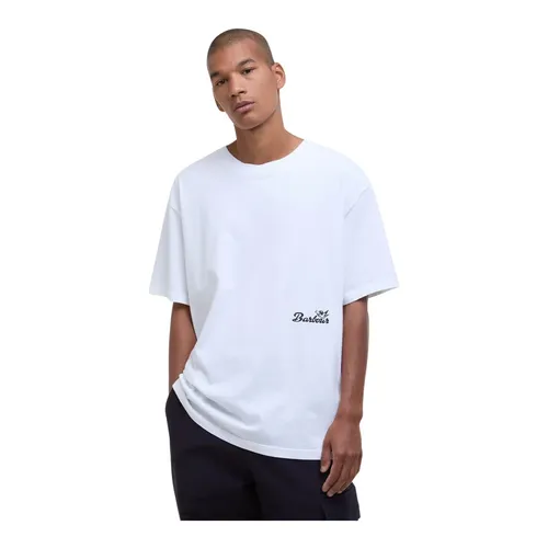 Oversized Graphic Tee White-S - Barbour - Modalova