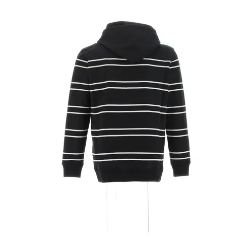 Stripes Logo Hoodie - Saint Laurent - Modalova