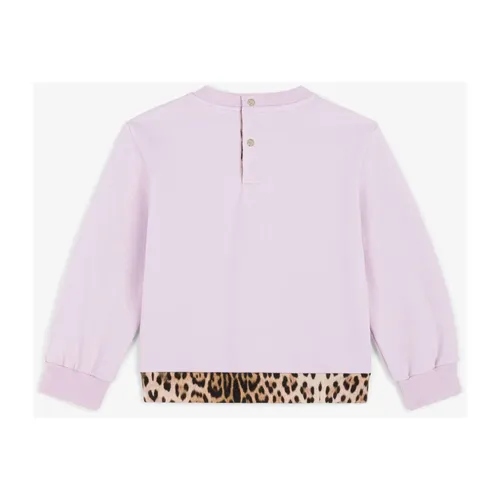 RC Monogram Cotton Sweatshirt - Roberto Cavalli - Modalova