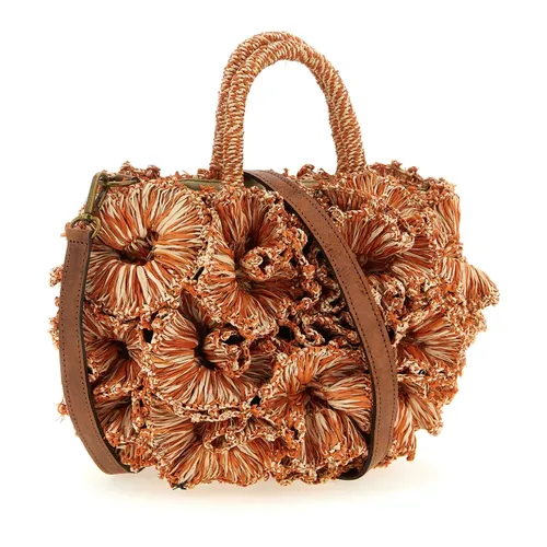 Crocheted Raffia Handbag - Ibeliv - Modalova