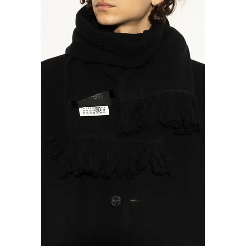 Scarf with logo - MM6 Maison Margiela - Modalova