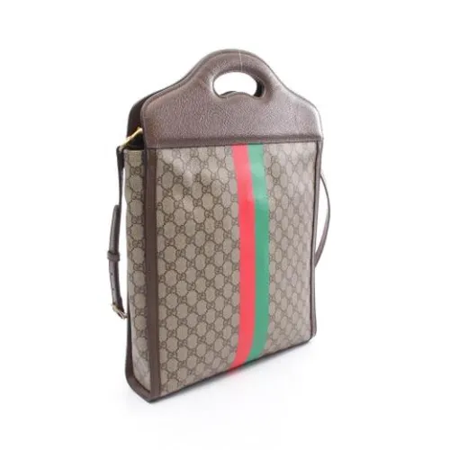 Pre-owned Leather Handbag - Gucci Vintage - Modalova
