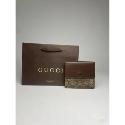 Pre-owned Leather Wallet - Gucci Vintage - Modalova