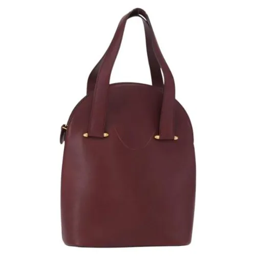 Pre-owned Vintage Leather Handbag - Cartier Vintage - Modalova