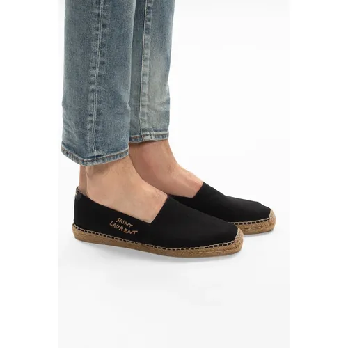 Espadrilles with logo - Saint Laurent - Modalova