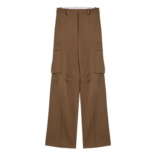 Trousers > Wide Trousers - - Victoria Beckham - Modalova