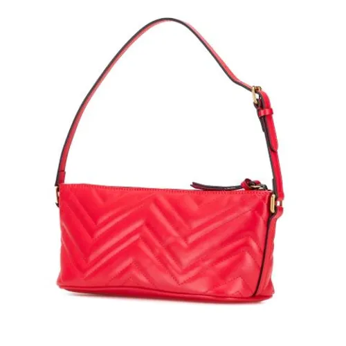 Pre-owned Leather Shoulder Bag - Gucci Vintage - Modalova