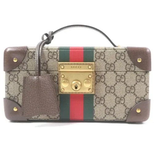 Pre-owned Canvas briefcases - Gucci Vintage - Modalova