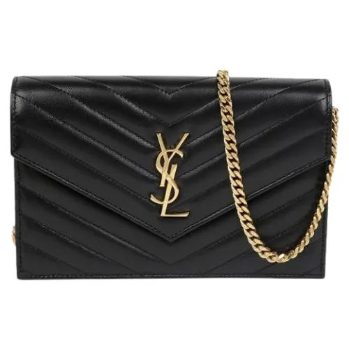 Pre-owned Leather Shoulder Bag - Yves Saint Laurent Vintage - Modalova