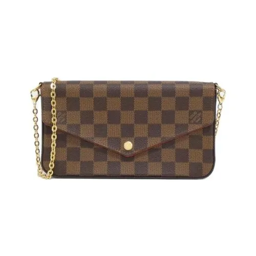 Clutch Vintage de Canvas Pre-owned - Louis Vuitton Vintage - Modalova