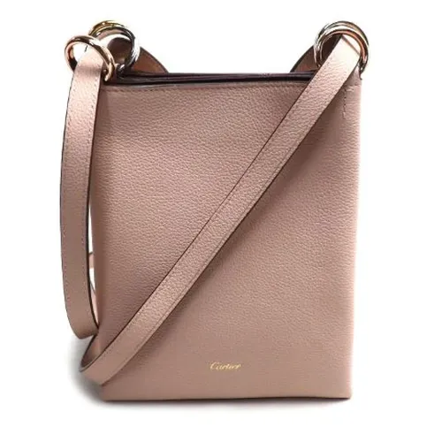 Pre-owned Leather Shoulder Bag - Cartier Vintage - Modalova