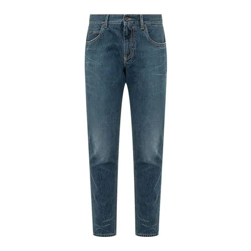 Regular Cotton Jeans - Dolce & Gabbana - Modalova