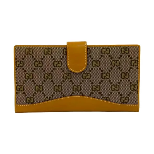 Pre-owned Textile Wallet - Gucci Vintage - Modalova