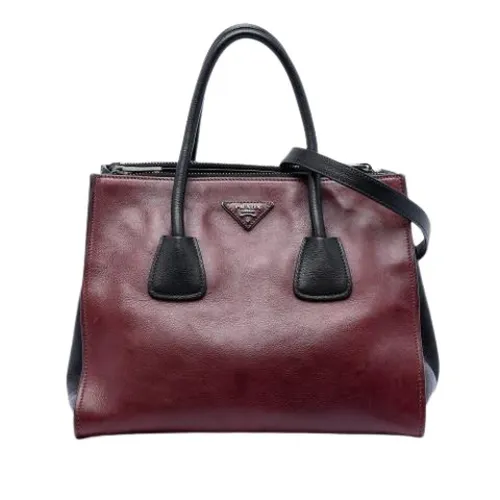 Pre-owned Leather Satchel - Prada Vintage - Modalova