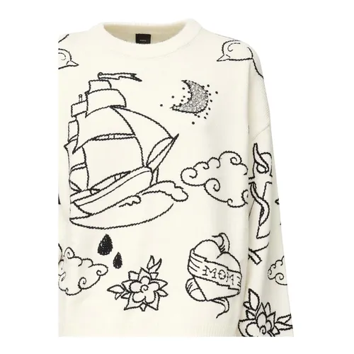 Andros Crew-neck Sweater - Pinko - Modalova