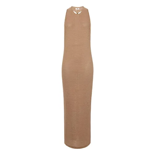 Long Knit Dress - Elisabetta Franchi - Modalova