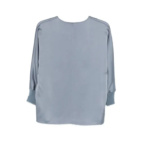 V-neck Blouse - Le Tricot Perugia - Modalova