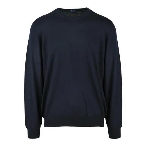 Merino Wool Crewneck Sweater - Drumohr - Modalova