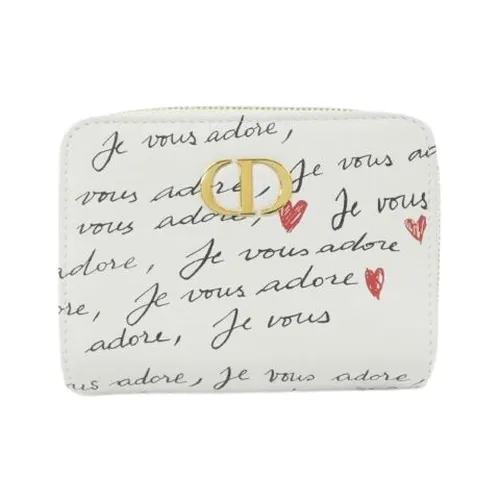 Pre-owned Leather Wallet - Dior Vintage - Modalova