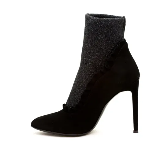 Black Tronchetto boots - Giuseppe Zanotti - Modalova