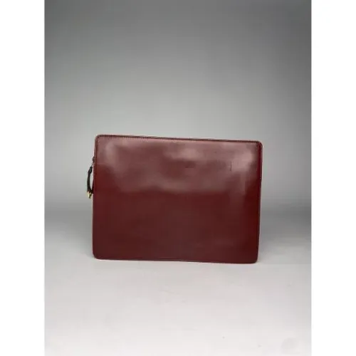 Pre-owned Leather Clutch - Cartier Vintage - Modalova