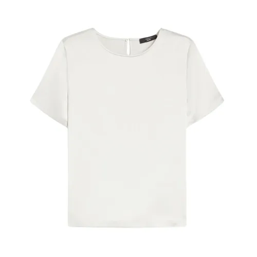 Satin Effect Hamburg T-Shirt - Max Mara - Modalova