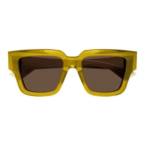 Oversized Squared Sunglasses - Bottega Veneta - Modalova