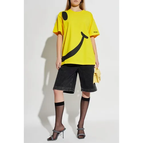 X Smiley T-Shirt - Moschino - Modalova