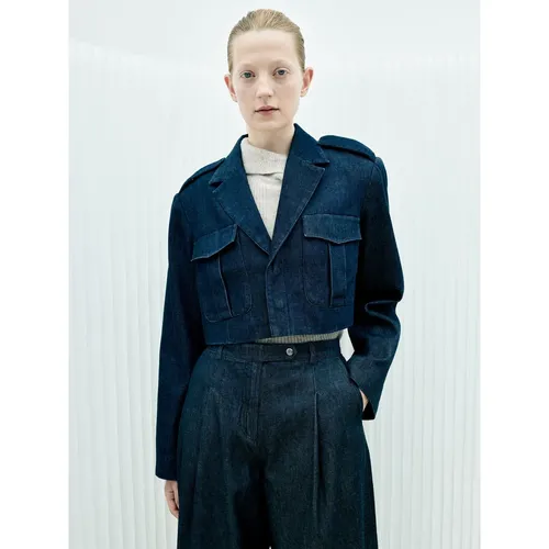 Cropped Denim Jacket - The Garment - Modalova
