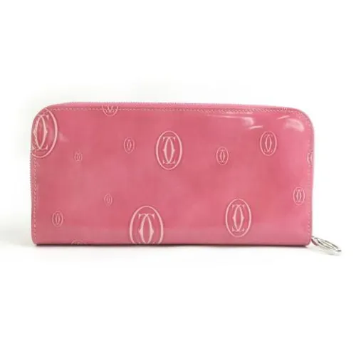 Pre-owned Leather Wallet - Cartier Vintage - Modalova