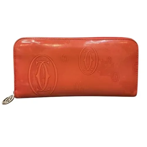 Pre-owned Leather Wallet - Cartier Vintage - Modalova