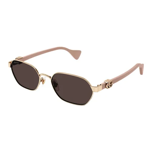 Hexagonal Sunglasses Mini Running Purple - Gucci - Modalova