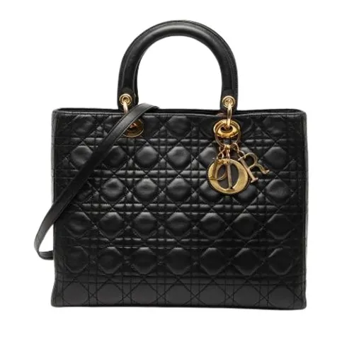 Pre-owned Leather Handbag - Dior Vintage - Modalova