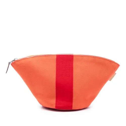 Pre-owned Canvas Pouch - Hermès Vintage - Modalova