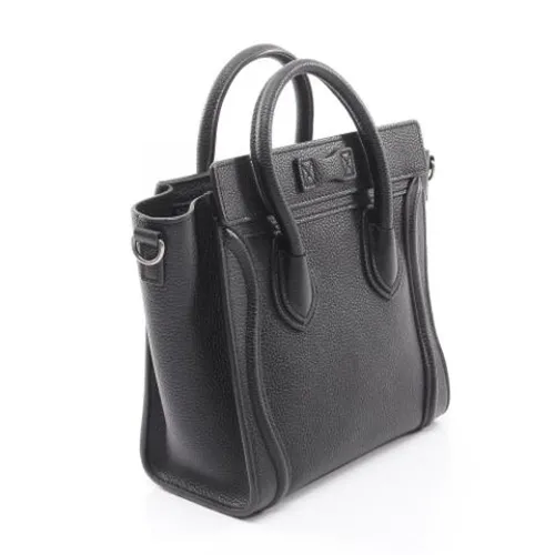 Pre-owned Leather Mini Bag - Celine Vintage - Modalova