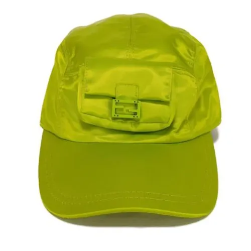 Pre-owned Baguette Nylon Baseball Cap - Fendi Vintage - Modalova