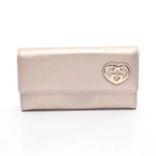 Pre-owned Leather Wallet - Gucci Vintage - Modalova