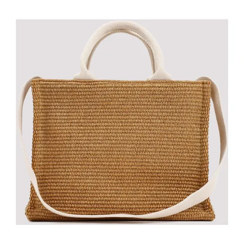 Raffia East-West Tote Bag - Marni - Modalova