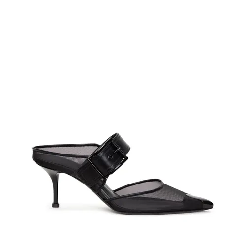Heeled Mules Black - Alexander McQueen - Modalova