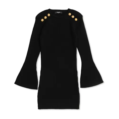 Wool dress - Balmain - Modalova