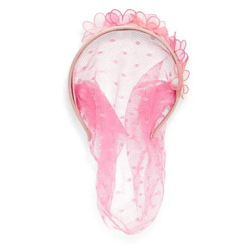 Floral Net Veil Headband - RED Valentino - Modalova