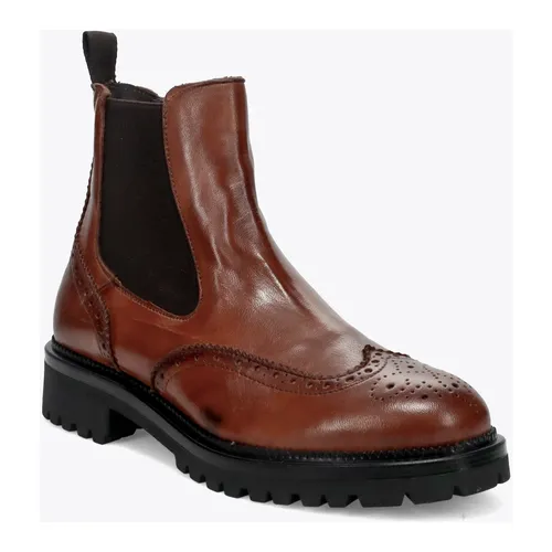 Sangiorgio Boots Leather Brown - Sangiorgio - Modalova