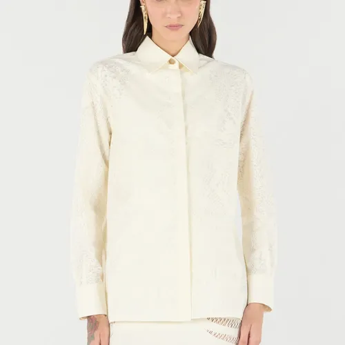 Python Print Long-Sleeve Shirt - Roberto Cavalli - Modalova