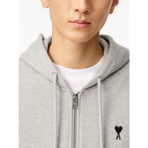 Grey Sweatshirt Aw25 Modern Style - Ami Paris - Modalova
