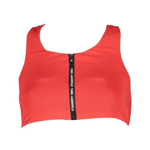 Elastane Swimwear with Adjustable Straps - Karl Lagerfeld - Modalova