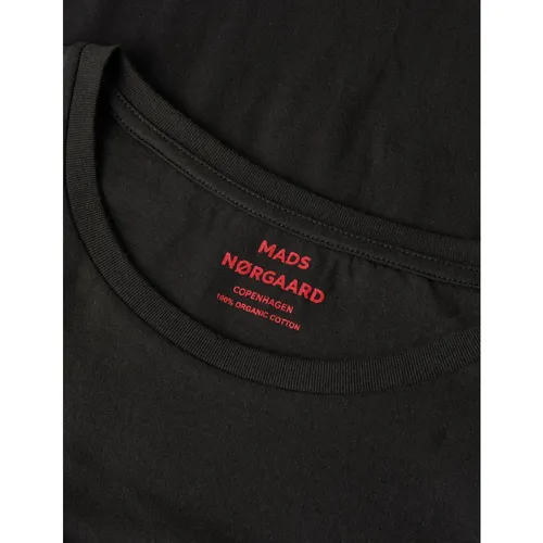 Tee Nero Biologico - Stile Classico - Mads Nørgaard - Modalova