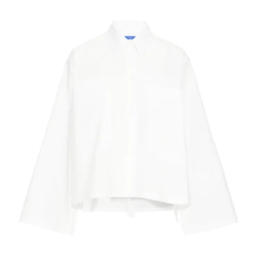 Oversized White Shirt with Wide Sleeves - Ball - Modalova