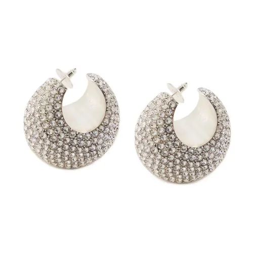 Silver Metal Earrings - Pierced Closure - Isabel Marant - Modalova