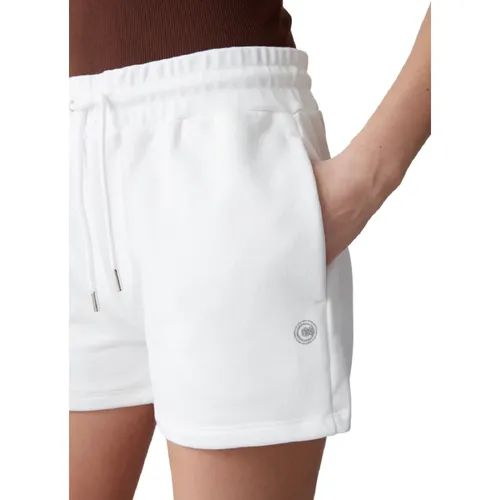 White Shorts with Glitter Logo - Colmar - Modalova