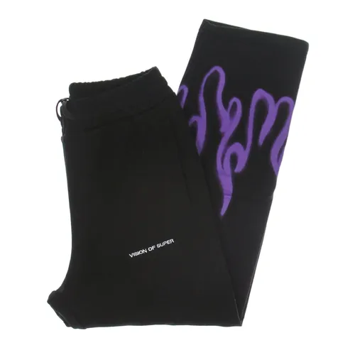 Flames Spray Lightweight Tracksuit Pants - Vision OF Super - Modalova